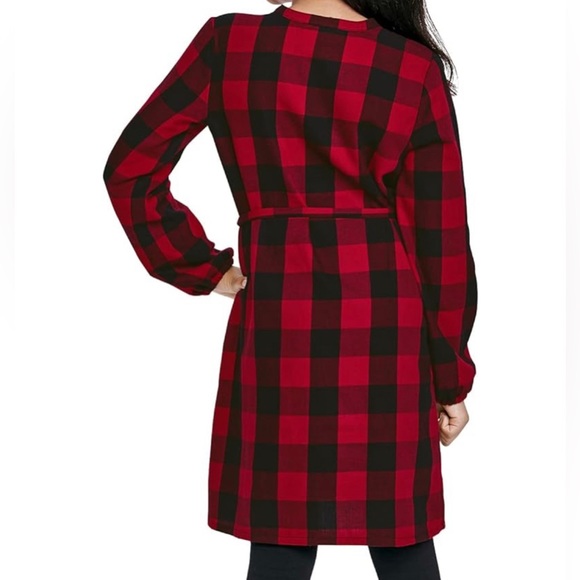 Girls dress 7/8 children’s place Buffalo plaid - Picture 4 of 9